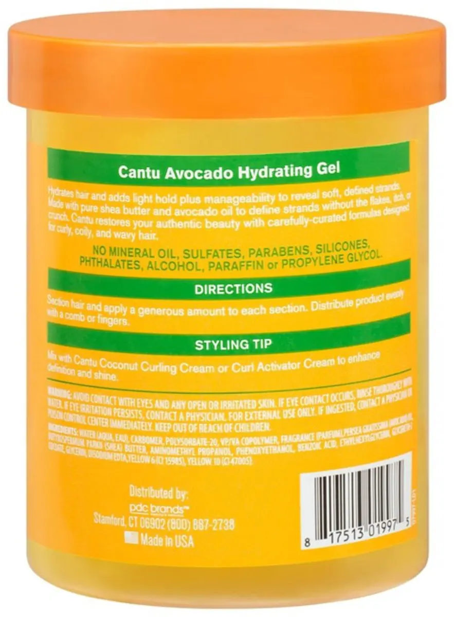 Cantu Avocado Hydrating Gel Flexible Hold 200ml