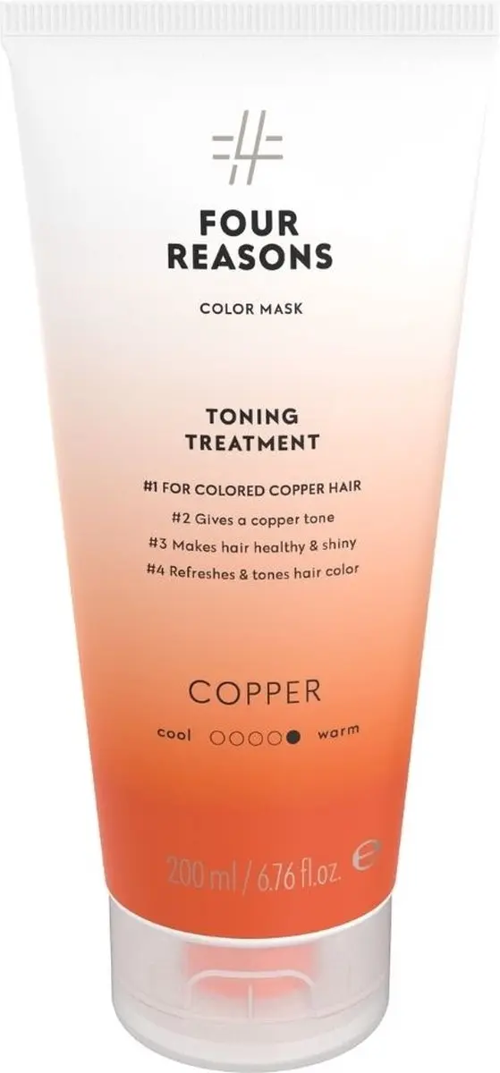Four Reasons Color Mask Toning Treatment Copper 200ml
