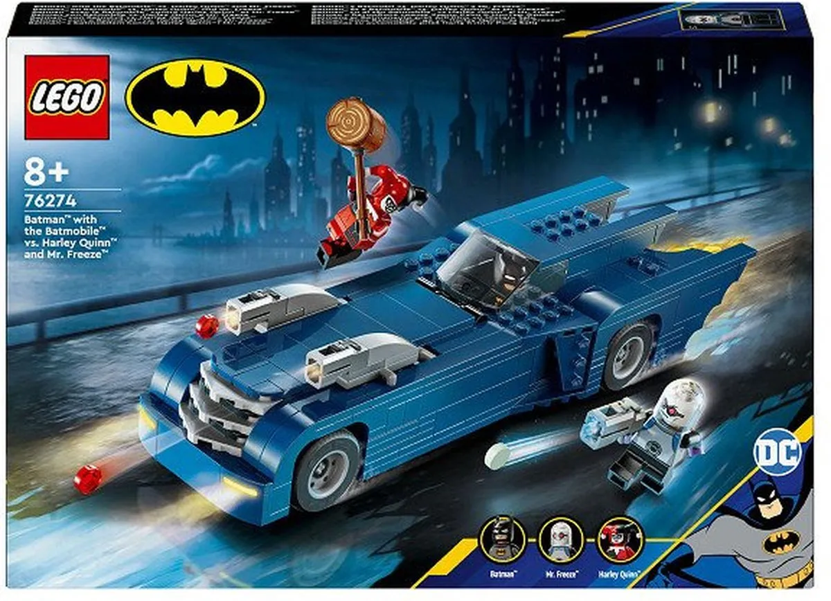 LEGO DC Batman Batmobile vs Harley Quinn 76274