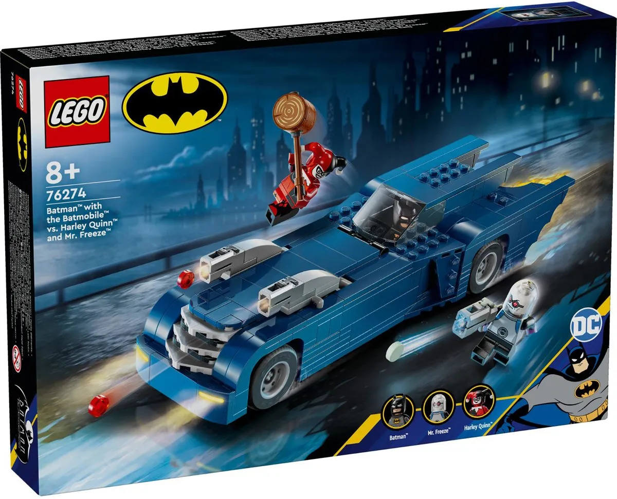 LEGO DC Batman Batmobile vs Harley Quinn 76274