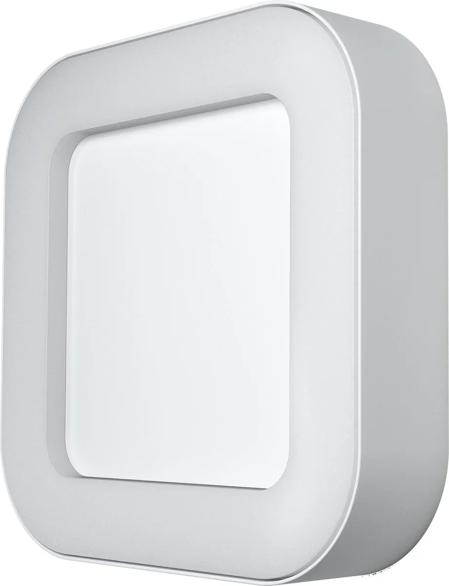 LEDVANCE Endura Style Square Wandlamp 13W - Warmwit - Aluminium - IP44