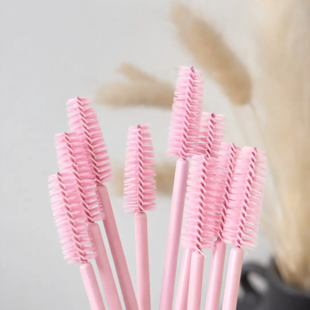 Guardian Beauty Wimperborstels Wegwerp - 50 Stuks - Roze