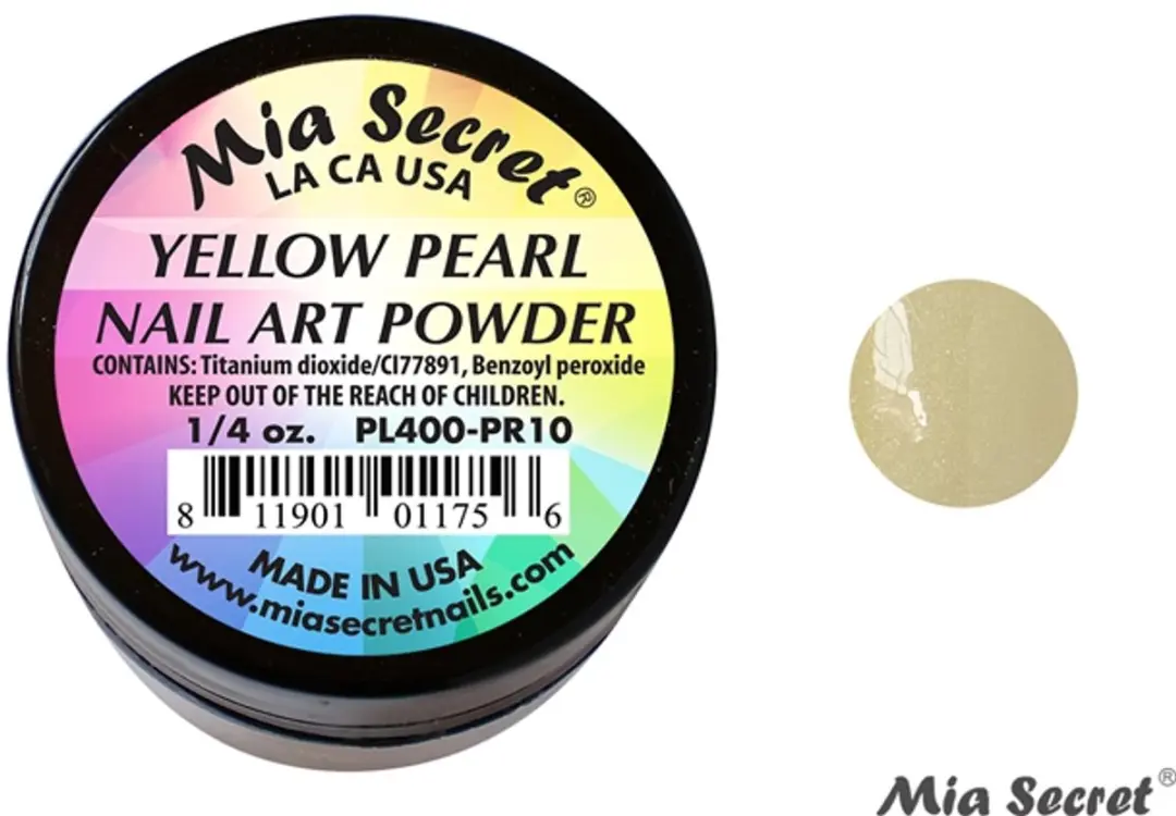 Mia Secret Pearl Acrylpoeder Geel 7.5ml