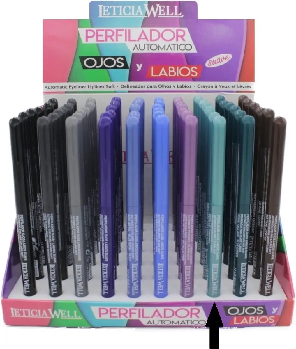 LETICIA WELL Turquoise Metallic Potlood 33362 - Oog/Lip