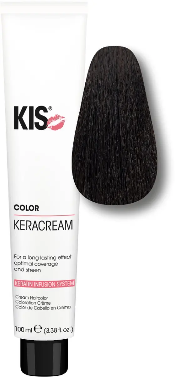 KIS Haarverf 2N Bruin 100ml - Permanent Full Coverage