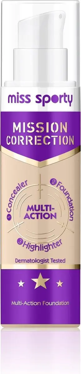 Miss Sporty Mission Correction Foundation Light Beige 27ml