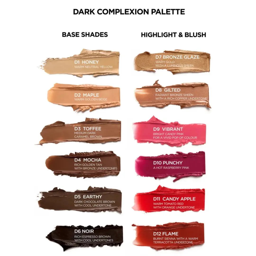 Sosu Complete Canvas Complexion Palette Dark - 26.4g