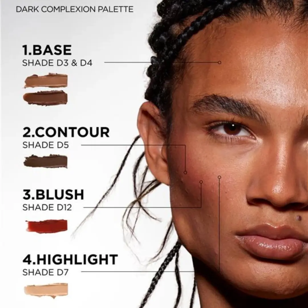 Sosu Complete Canvas Complexion Palette Dark - 26.4g