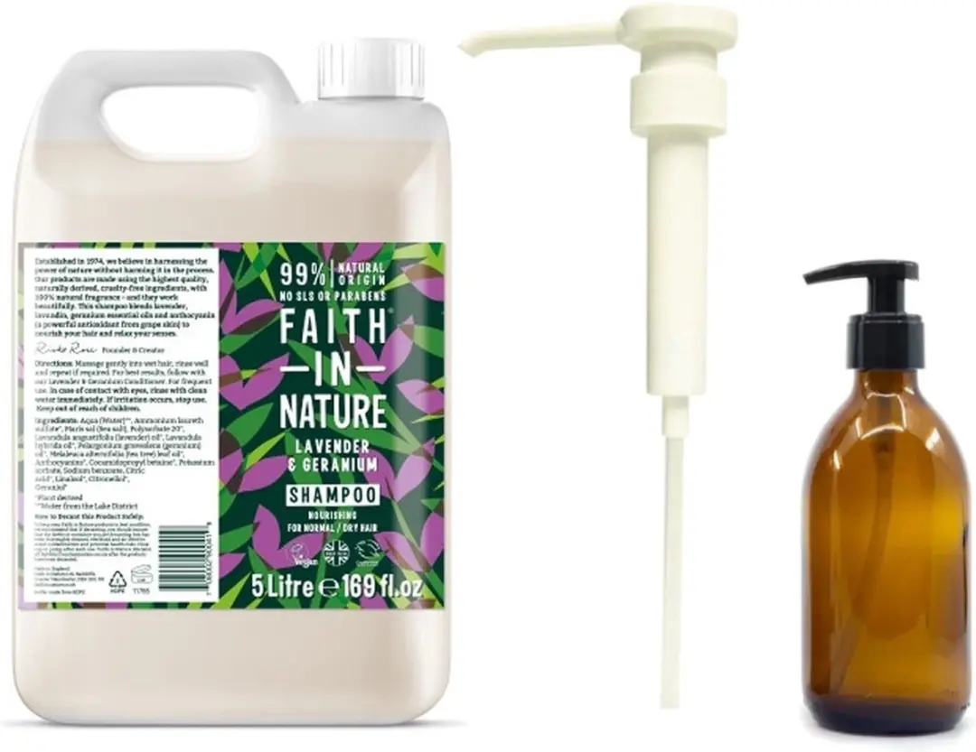 Faith In Nature Lavendel Geranium Shampoo Refill 5L