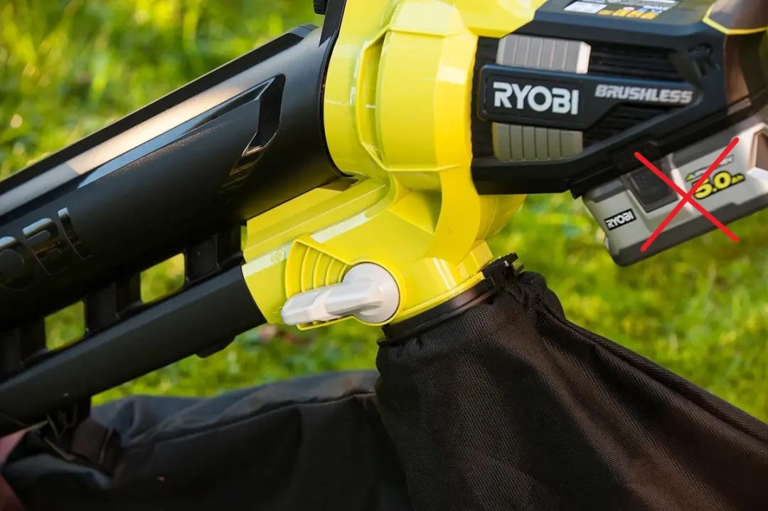 Ryobi OBV18 Bladblazer/Zuiger - 200 km/h - 35L