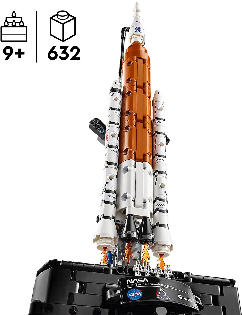 LEGO Technic NASA Artemis Ruimteraket 42221 - 632 Stukken - Multicolor
