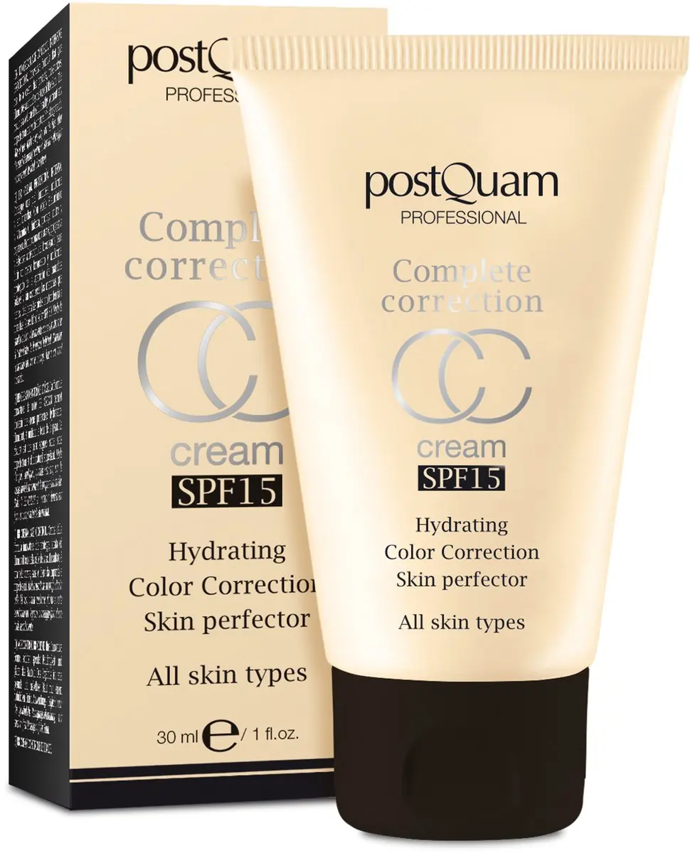 Postquam Skin Care CC Complete Correctiecrème SPF15 - 30g - Goud