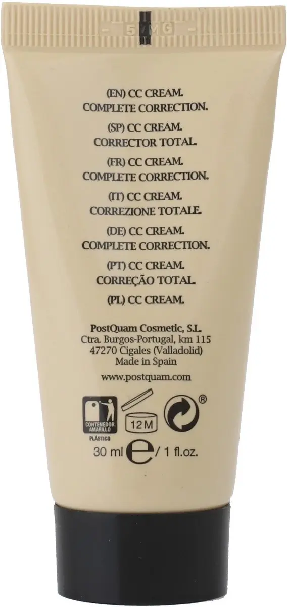 Postquam Skin Care CC Complete Correctiecrème SPF15