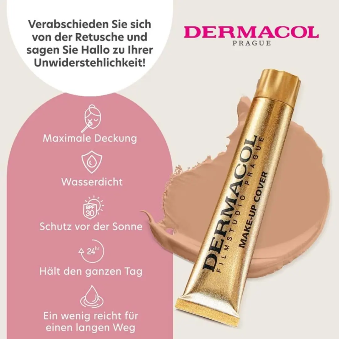 Dermacol Mini Full Coverage Foundation 13ml - SPF 30 - Kleur 207