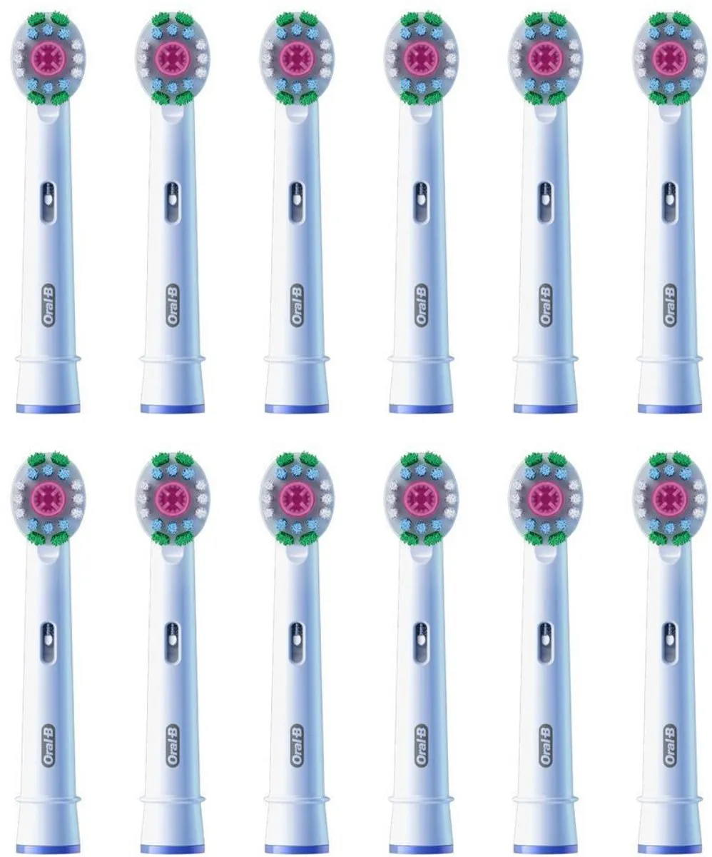Oral-B 3D White Pro Opzetborstels - 12 Stuks