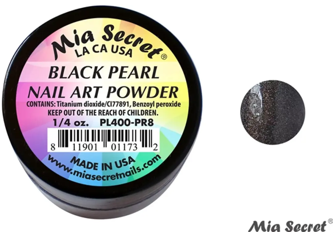 Mia Secret Pearl Acrylpoeder Zwart 7.5ml