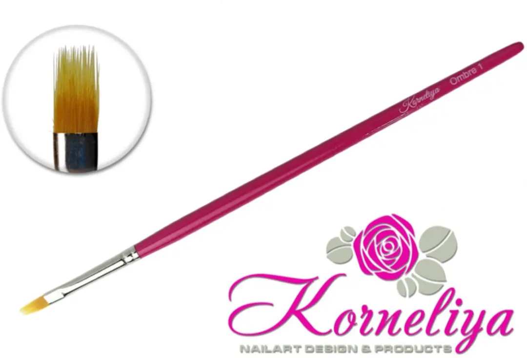 Korneliya Nailart Penseel OMBRE 1 - Roze