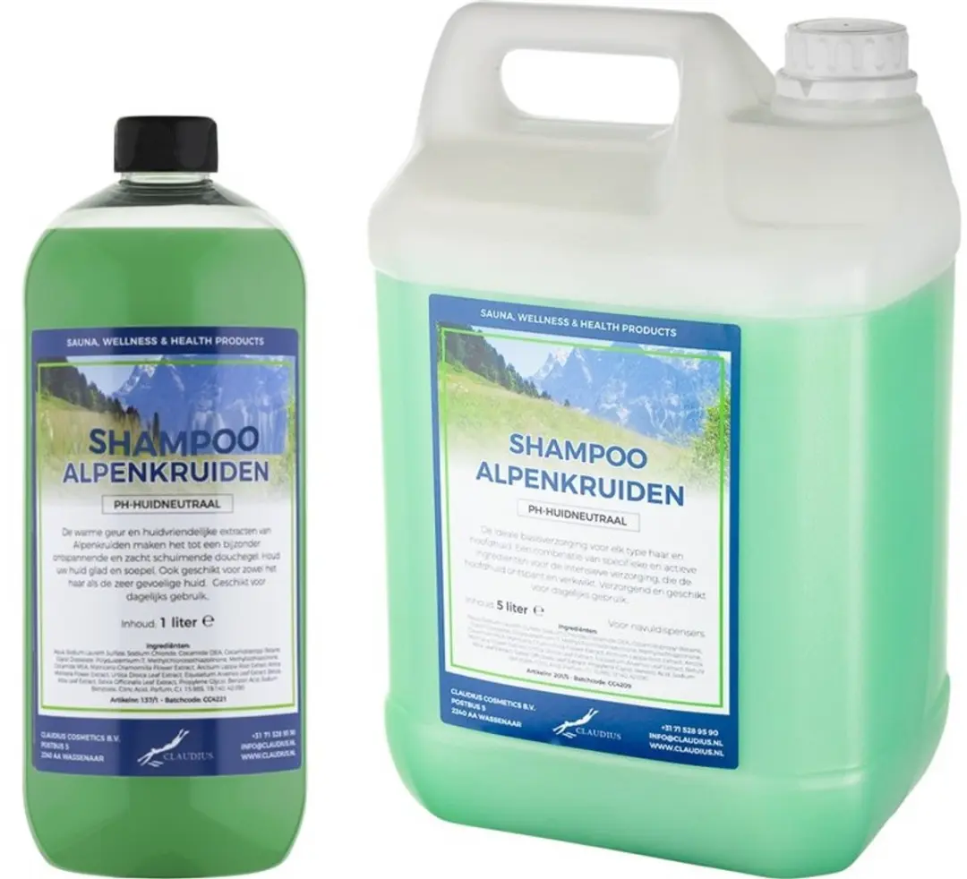 Splashbox Cosmetics Alpenkruiden Shampoo 6L
