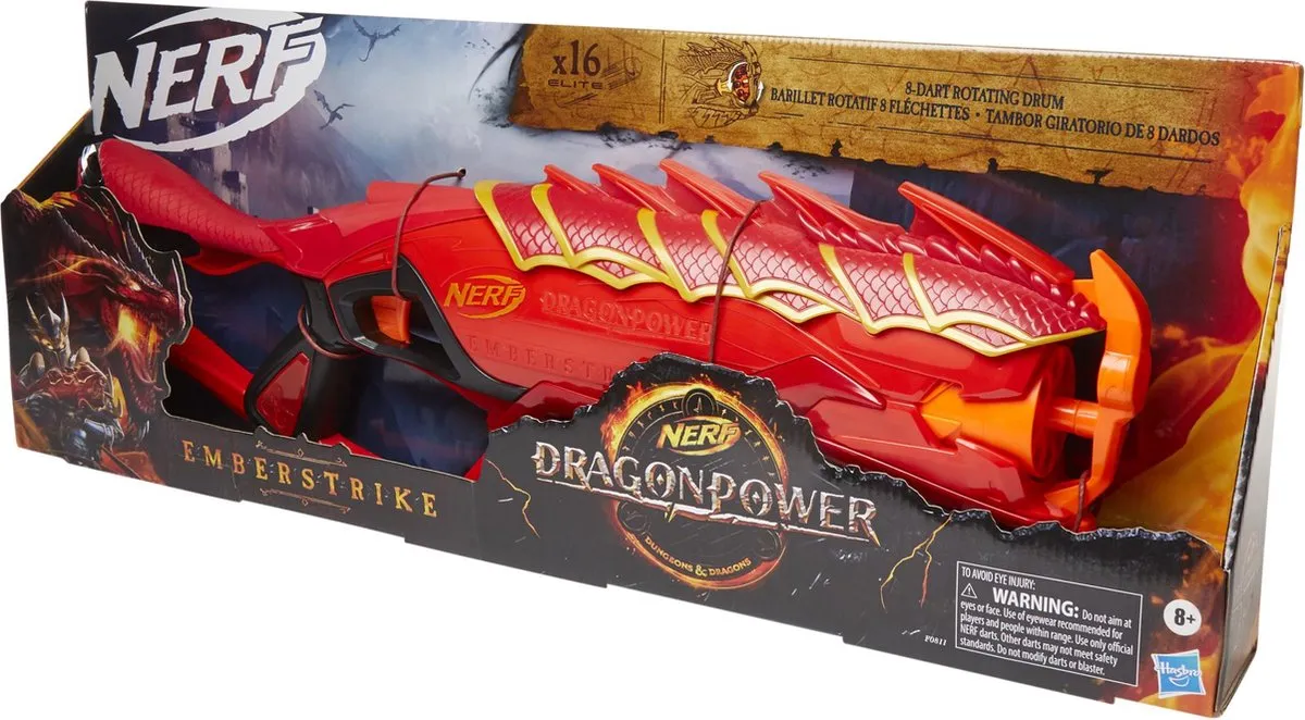 Nerf DragonPower Emberstrike - Rood