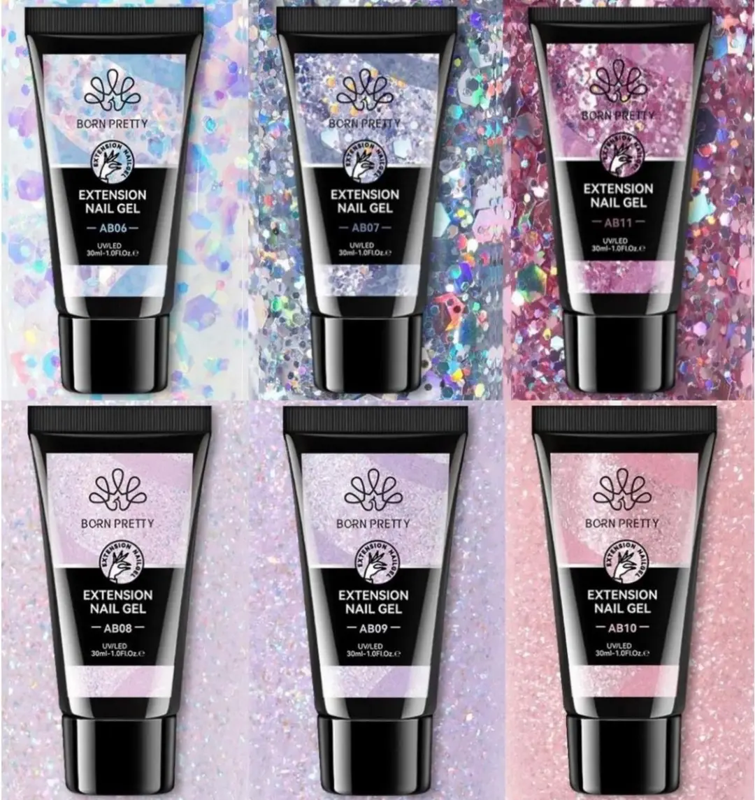 Born Pretty Polygel Starterkit Glitter