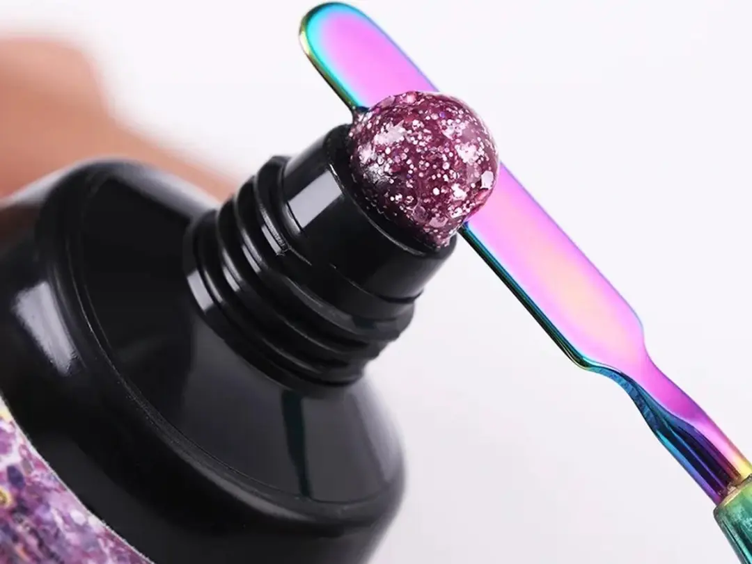 Born Pretty Polygel Starterkit Glitter - 6x180ml - Licht blauw/grijs/roze/paars/nude - afbeelding 6 van 6