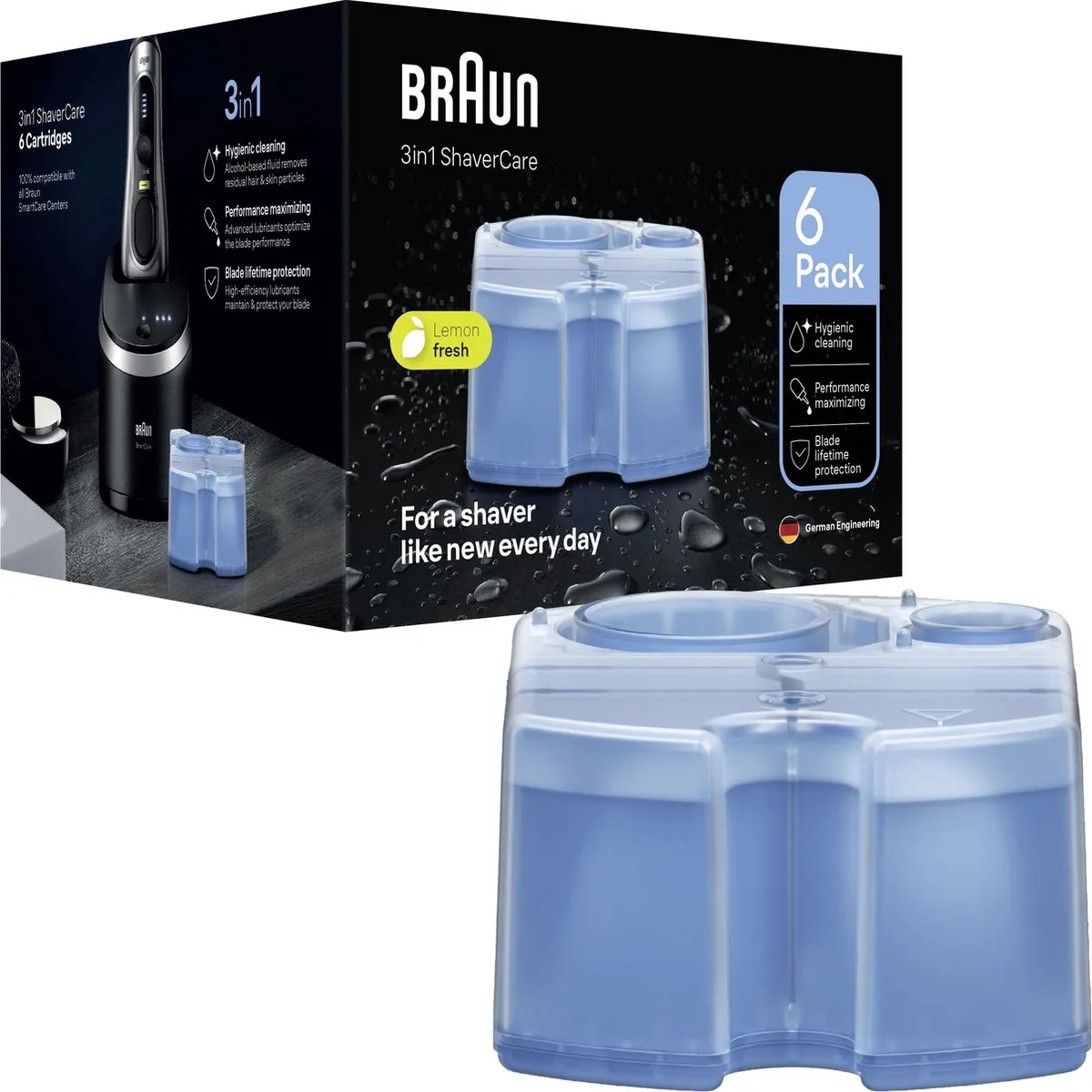 Braun Clean & Renew SmartCare Center Navulpatronen - 6 Stuks - afbeelding 6 van 6