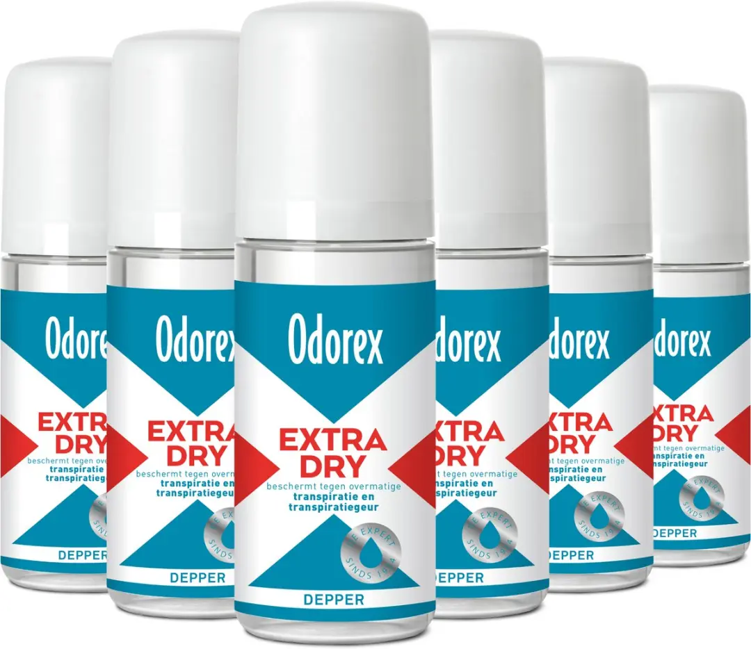 Odorex Extra Dry Anti-Transpirant Deodorant 6x50ml