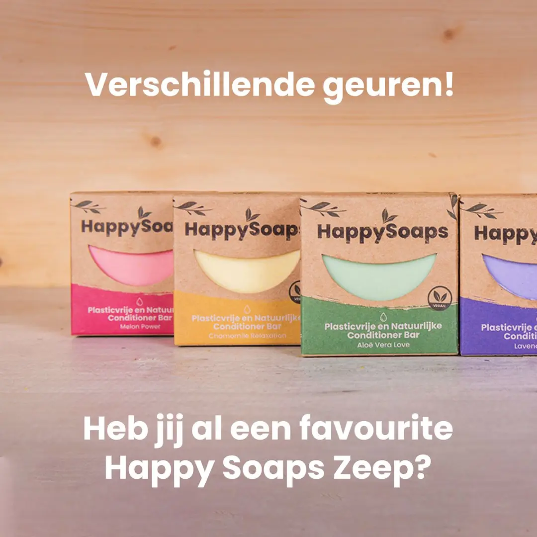 HappySoaps Body Wash Bar Lavendel 100g - Vegan & Plasticvrij