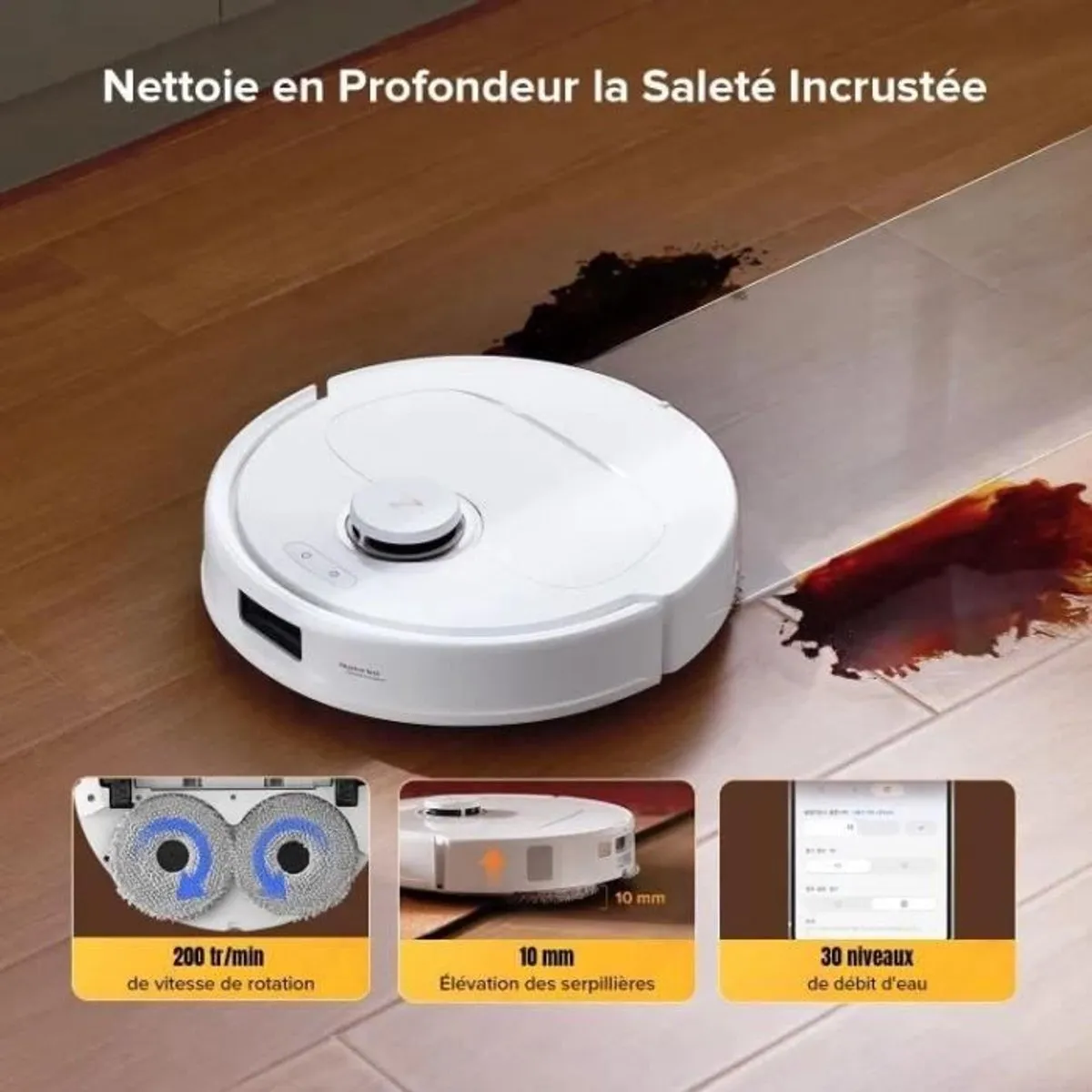 Roborock Qrevo 5AE Robotstofzuiger - 12000 Pa - Zwart