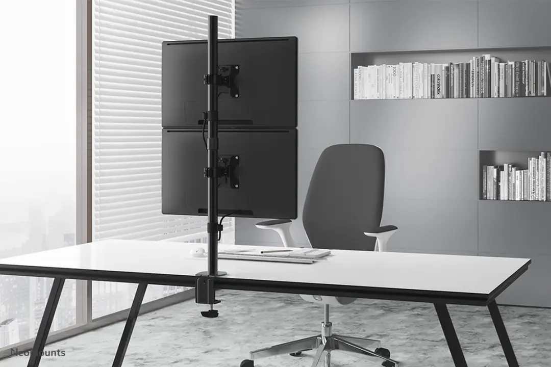 Neomounts FPMA-D550DVBLACK Monitorarm 2 schermen 10-32" - 0-6 kg/scherm - Zwart - afbeelding 6 van 6