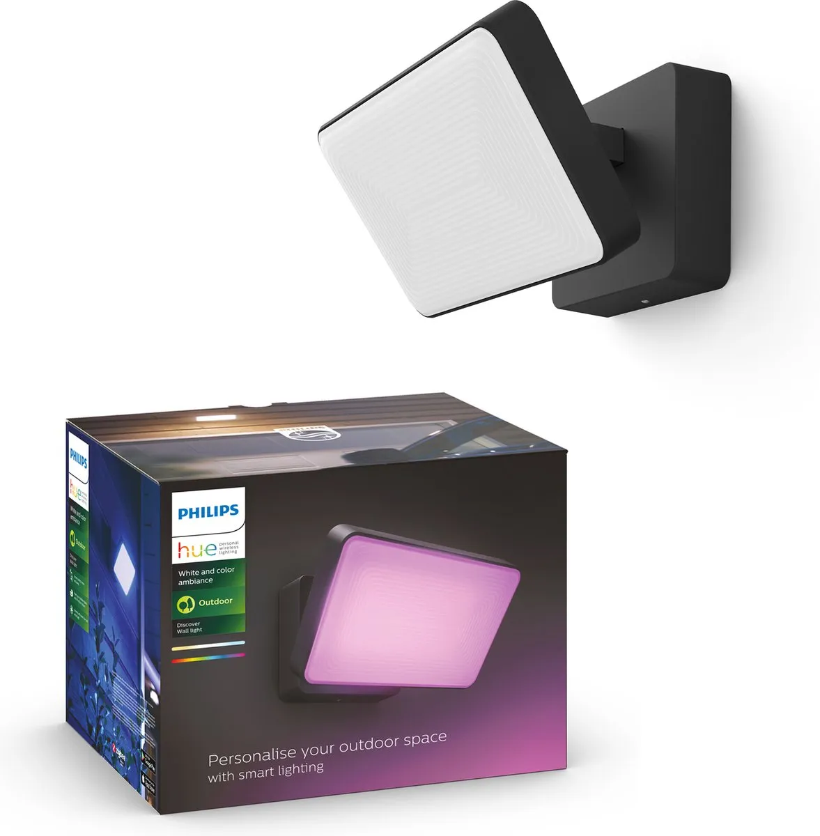 Philips Hue Discover Verstraler RGBW - Zwart