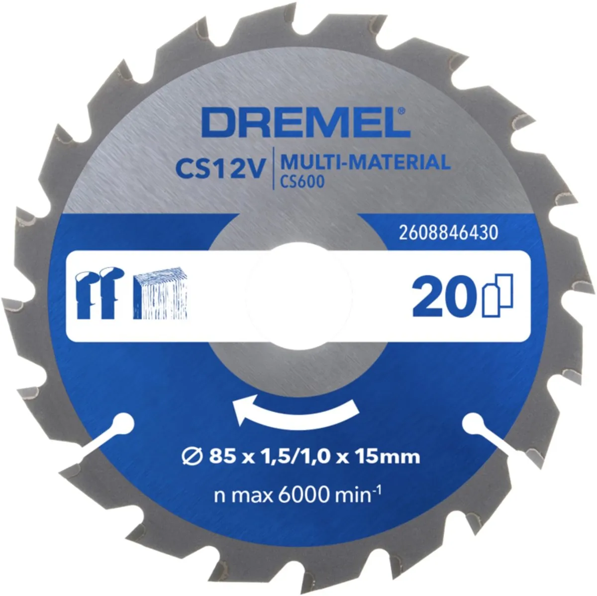 Dremel Blueprint CS600 Zaagblad 85mm