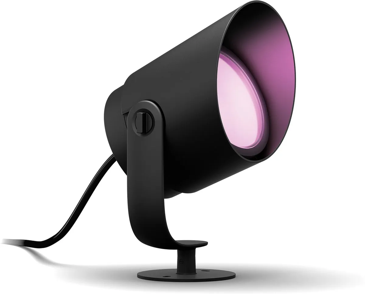 Philips Hue Lily XL Tuinspot - Multicolor - Zwart