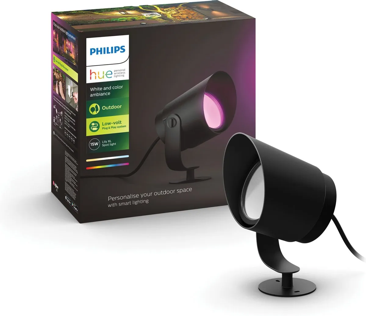 Philips Hue Lily XL Tuinspot