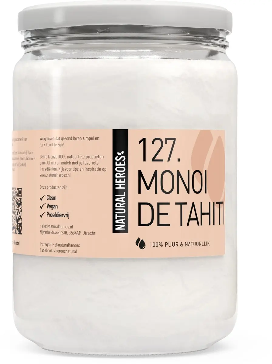 Natural Heroes Monoï de Tahiti Olie 500ml