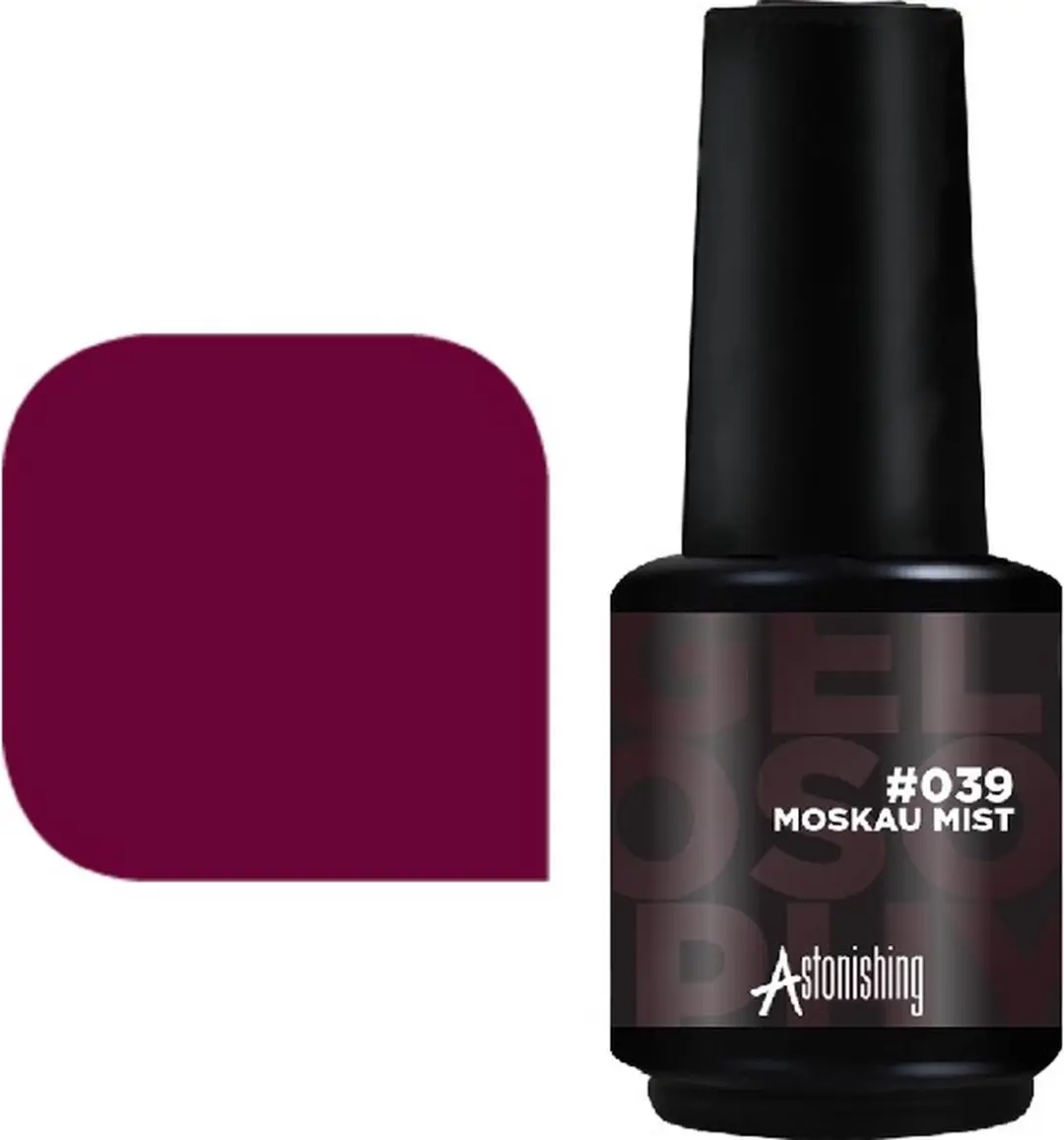 Astonishing Moskau Mist Nagellak 15ml - Zwart