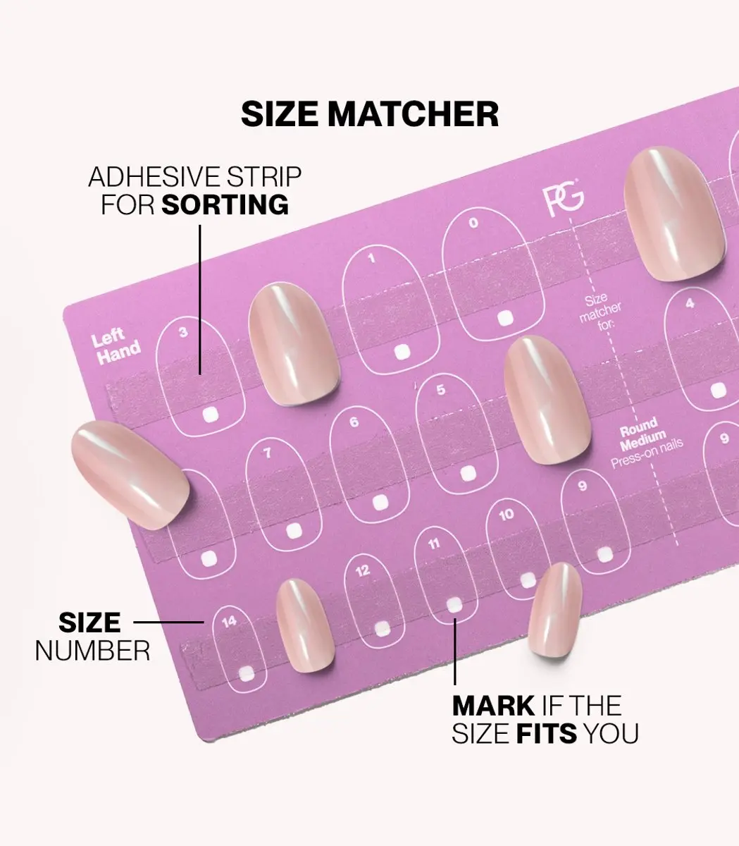 Pink Gellac 2003 Dreamy Chrome Press On Nagels - 30 Stuks