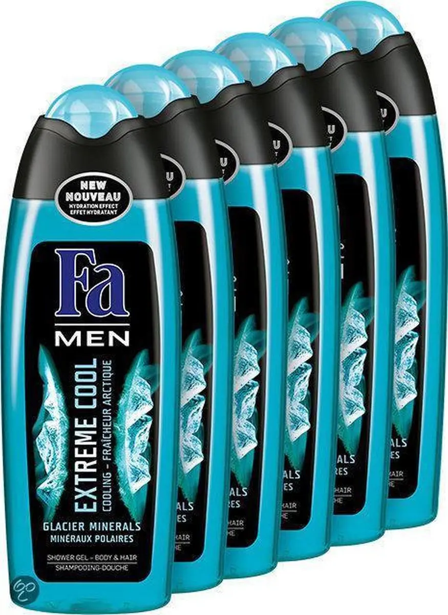 Fa 2-in-1 Showergel Extreme Cool - 6x250ml