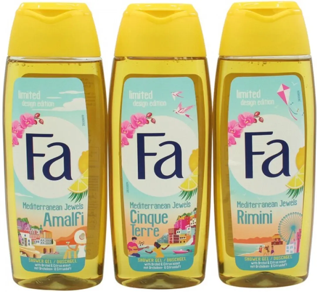 Fa Mediterranean Jewels Amalfi Douchegel - Orchidee & Citrus 250ml