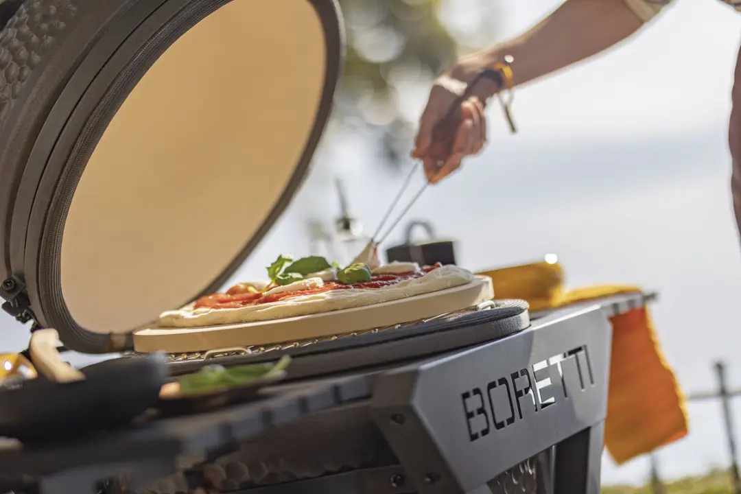 Boretti BBQ Pizzasteen 36cm Rond - Ceramica