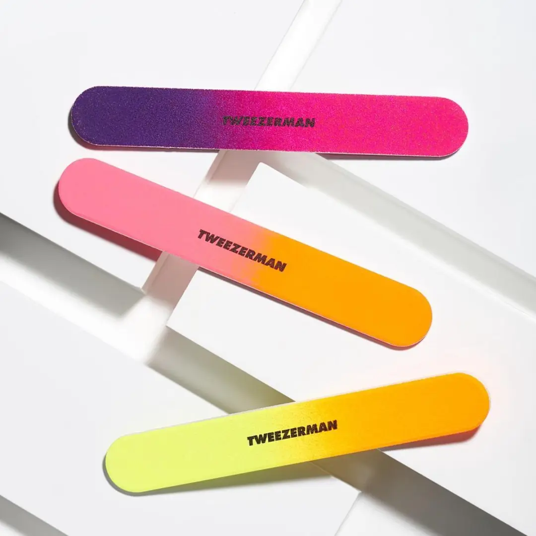 Tweezerman Neon Vijlen - 3 Stuks - Multi Kleur
