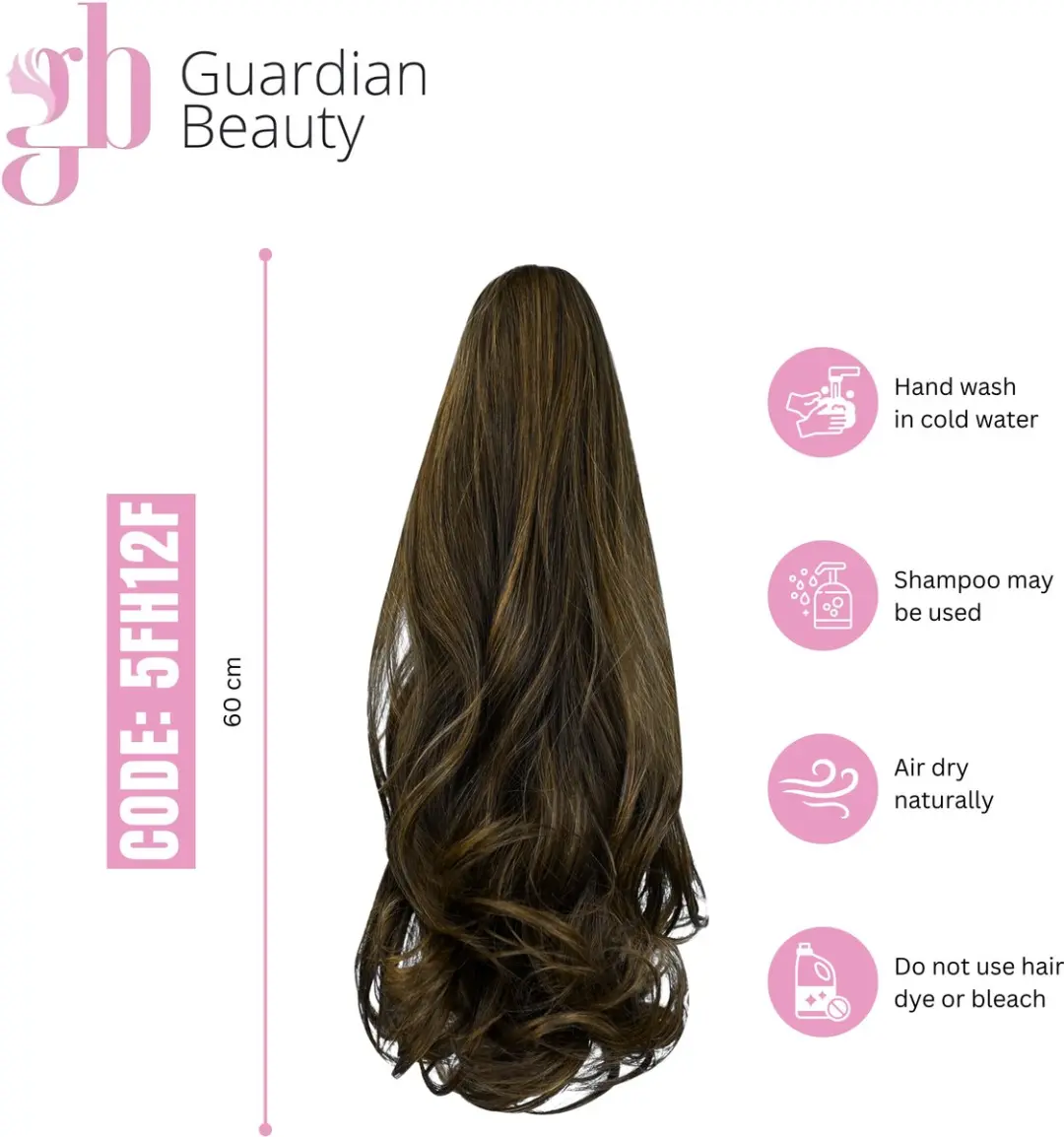 Guardian Beauty Paardenstaart Extensions 5FH12F - Clip-in - 60cm