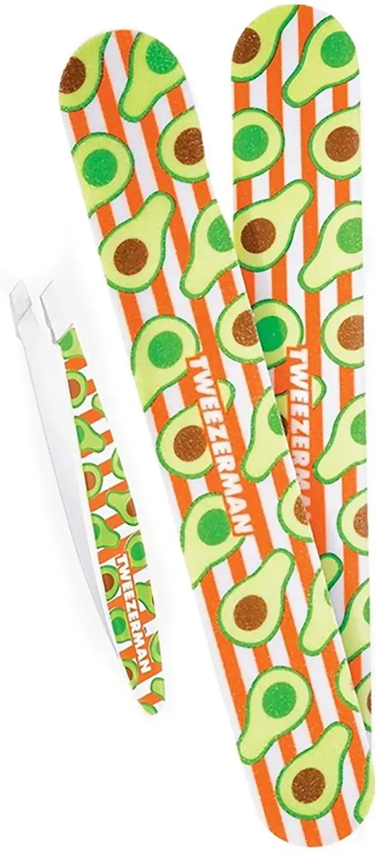 Tweezerman Mini Slant Pincet Avocado - 2 Vijltjes