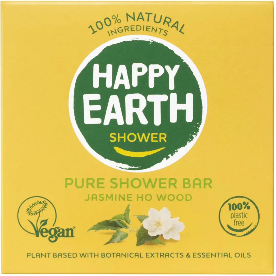 Happy Earth Shower Bar Jasmine Ho Wood 90g