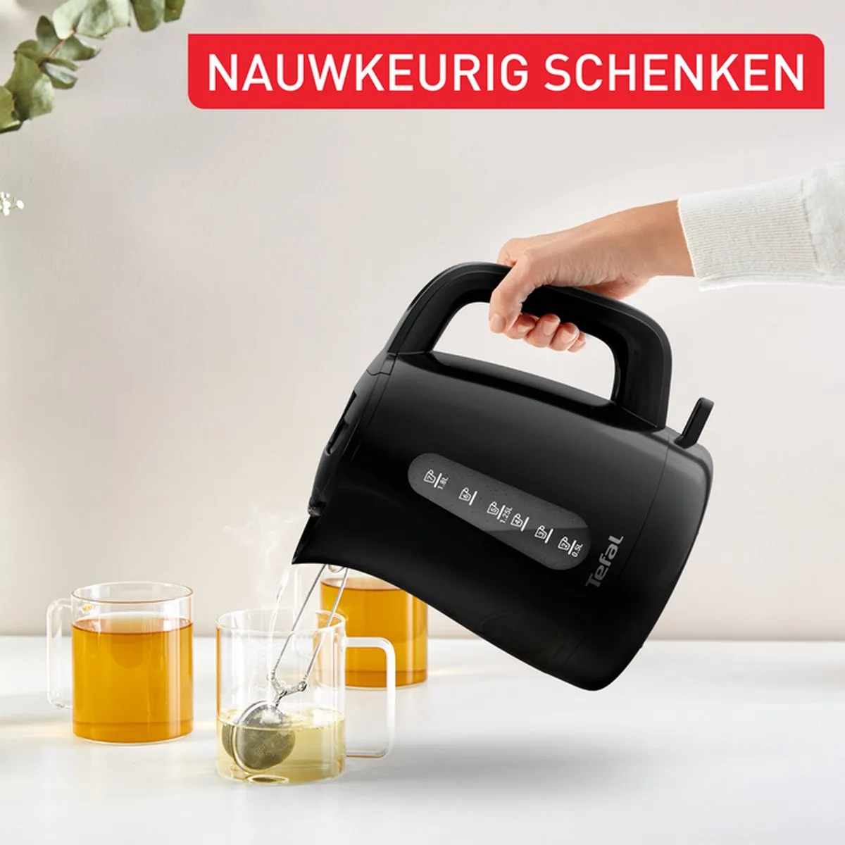 Tefal Essential KO17D8F1 Elektrische Waterkoker 2000W - 1.8L - Zwart - afbeelding 6 van 6