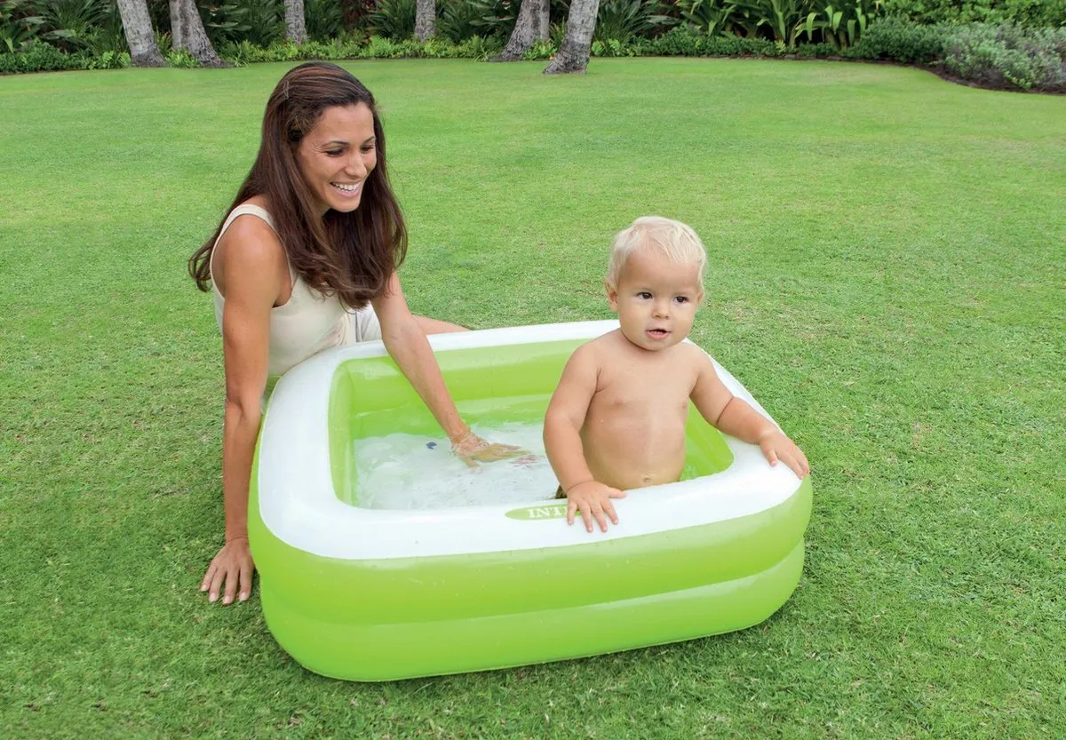 Intex Babybadje 85x85x23cm Assorti - 166L - Reparatieset