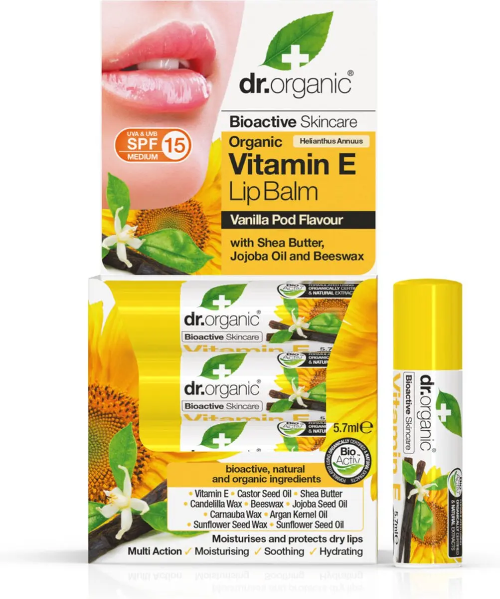 Dr. Organic Vitamine E Lipbalsem 5.7ml