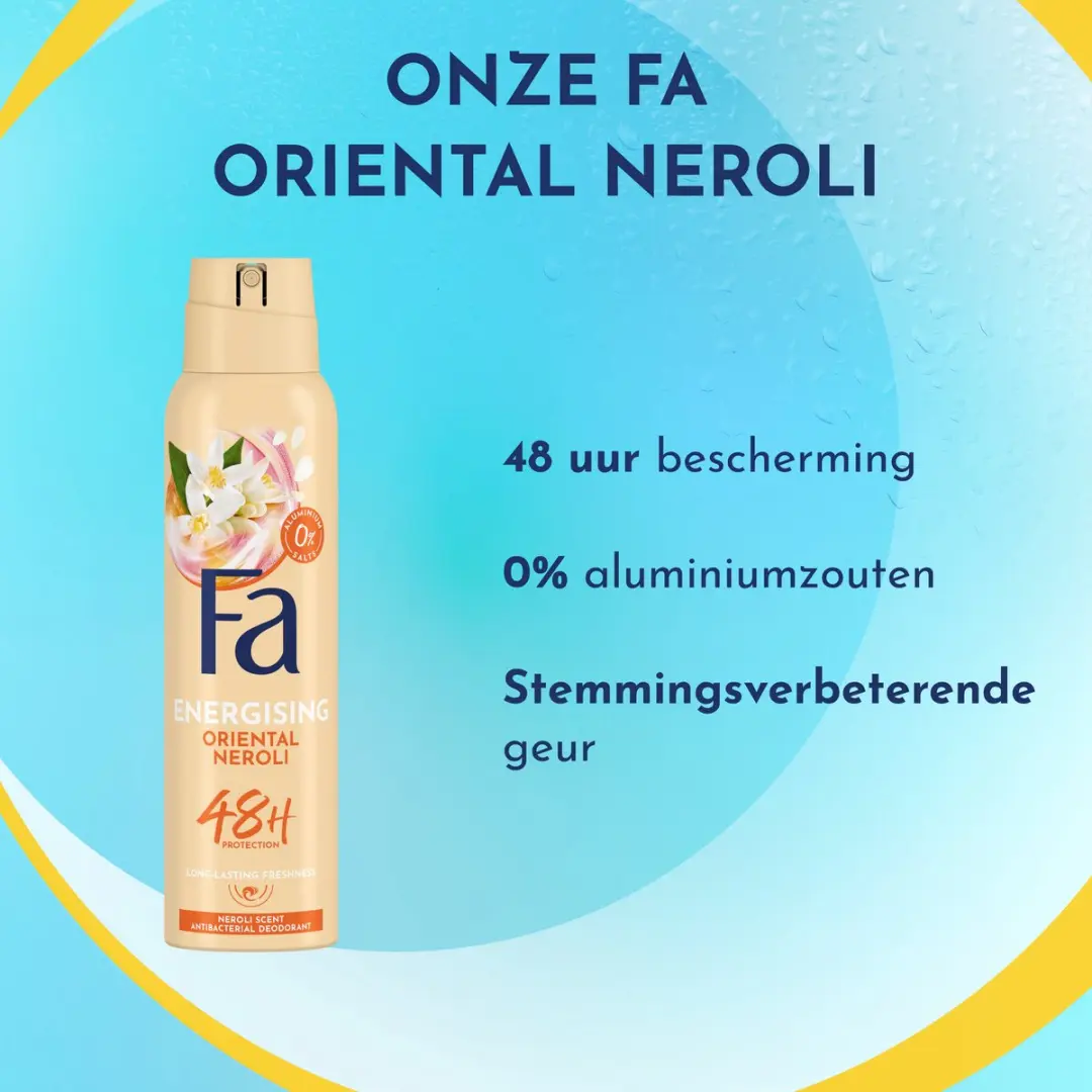 Fa Oriental Neroli Deodorant Spray 6x150ml