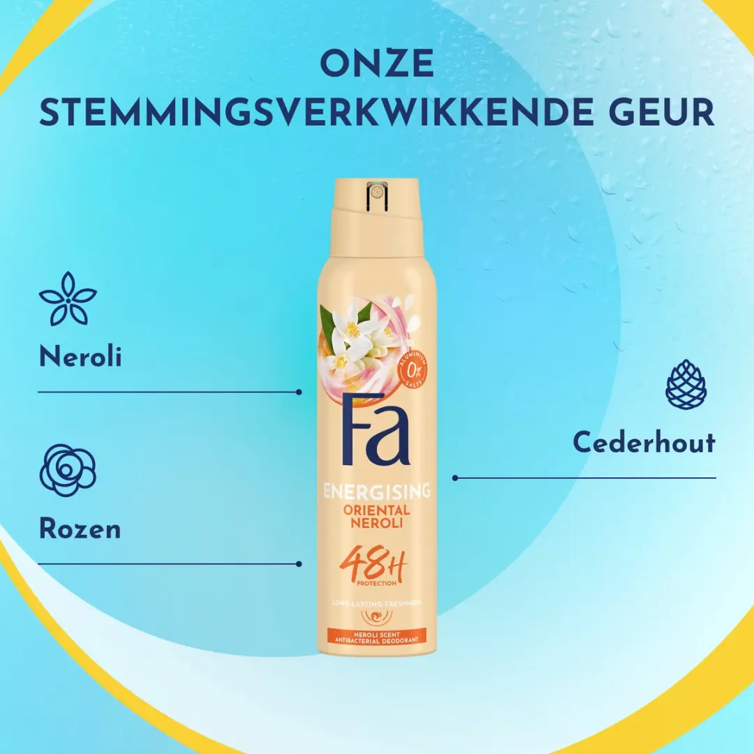 Fa Oriental Neroli Deodorant Spray 6x150ml