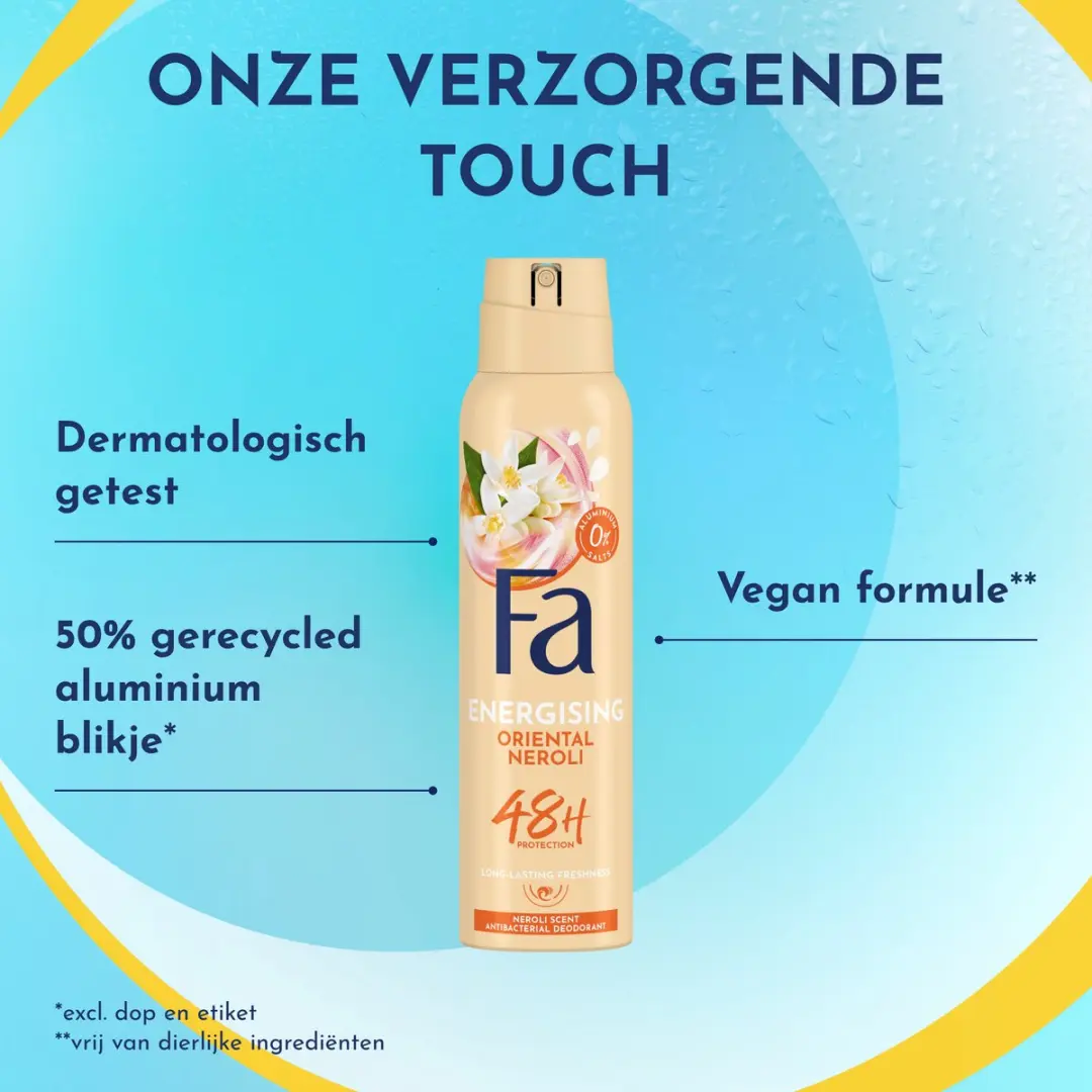 Fa Oriental Neroli Deodorant Spray 6x150ml